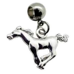 Horse Galloping Running Charm